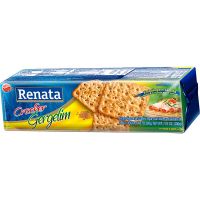Biscoito Cream Cracker com Gergelim Renata 200g | Caixa com 30 Unidades - Cod. 7896022205355C30
