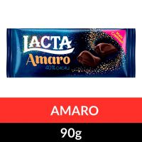 Chocolate Amaro Lacta 40% Cacau 90g | Caixa com 17 Unidades - Cod. 7622210961723C17