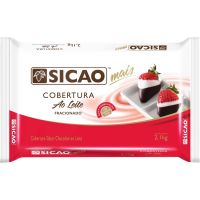 Chocolate em Barra para Cobertura ao leite Mais Sicao 2,1kg | Caixa com 5 Unidades - Cod. 208420604130C5