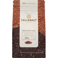 Chocolate em Flocos ao Leite Callebaut 1kg | Caixa com 6 Unidades - Cod. 5410522516135C6