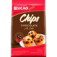 Chocolate Sicao Ao Leite Chips Forneavel 1,01kg - Cod. 7896563400295