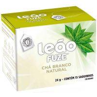 Chá Branco Natural Leão Fuze 24g | Caixa com 18 Unidades - Cod. 7891098037503C18