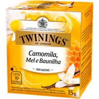 Chá de Camomila, Mel e Baunilha Twinings 15g | Caixa com 12 Unidades - Cod. 70177197315C12