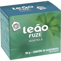 Chá de Hortelã Leão Fuze 10g | Caixa com 30 Unidades - Cod. 7891098000170C30