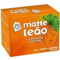 Chá Mate Leão | Com 15 Envelopes | Caixa com 36 Unidades - Cod. 7891098010568C36
