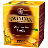 Chá Preto e limão Twinings 20g | Caixa com 12 Unidades - Cod. 71177197305C12