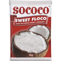 Coco Ralado Sococo úmido e adoçado 1kg - Cod. 7896004401768