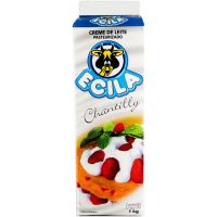 Creme de leite 35% de Gordura Ecila Tetra Pack 1kg | Caixa com 12 Unidades - Cod. 7890017701204C12