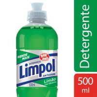 Detergente Limpol Limão 500ml - Cod. 7891022637014