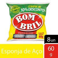 Esponja De Aço Bombril 60g - Cod. 7891022101119