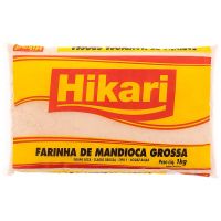 Farinha de Mandioca Grossa Hikari 1kg | Caixa com 12 Unidades - Cod. 7891965130221C12