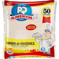 Farinha de Mandioca PQ Alimentos 500g - Cod. 7896635500700