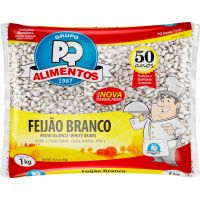 Feijão Branco PQ Alimentos 1kg - Cod. 7896635501202