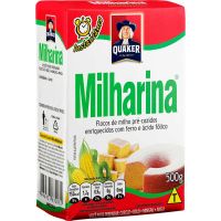 Flocos de Milho Milharina 500g | Caixa com 30 Unidades - Cod. 7894321632032C30