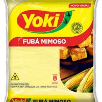 Fubá Mimoso Yoki Pacote 1kg | Caixa com 12 Unidades - Cod. 7891095200467C12