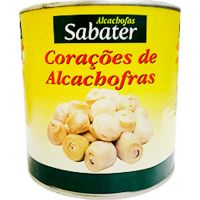 Fundo de Alcachofras Sabater lata 1,3kg | Caixa com 6 Unidades - Cod. 8429161004306C6