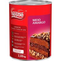 Ganache Chocolate Meio Amargo Nestlé 2,33kg - Cod. 7891000062234