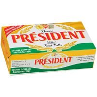 Manteiga com Sal Président 8g | Com 125 Unidades - Cod. 3428200383377