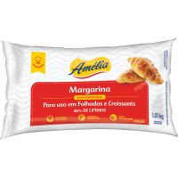 Margarina Amélia para Folhados e Croissants 1,01kg - Cod. 7896096002324