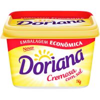Margarina com Sal Doriana 1kg | Caixa com 6 Unidades - Cod. 7894904929658C6