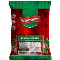 Pimenta com limão Moída lemon Pepper Temperabem Pacote 500g - Cod. 7898486576811