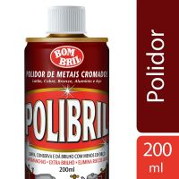 Polidor De Metais Cromados Polibril 200 ml - Cod. 7891022853285