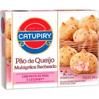 Pão de Queijo Multigrãos com Peito de Peru Catupiry 300g - Cod. 7896353301726