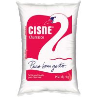 Sal Grosso Cisne 1kg | Caixa com 10 Unidades - Cod. 7896035210018C10