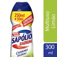 Sapólio Cremoso Limão 300ml - Cod. 7891022860146