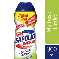 Sapólio Radium Cremoso Limão 300ml - Cod. 7891022851397