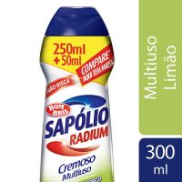 Sapólio Radium Cremoso Limão 300ml - Cod. 7891022100143