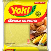 Semôla de Milho Yoki 500g | Caixa com 12 Unidades - Cod. 7891095200696C12