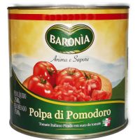 Tomate sem Pele Picado Baronia Lata 2,5kg - Cod. 8004854091537C6