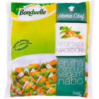 Vegetais à Macedônia Congelado Bonduelle 750g | Caixa com 10 Unidades - Cod. 3083681053272C10