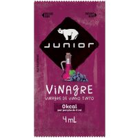Vinagre de Vinho Tinto Junior 4ml | Com 200 Unidades - Cod. 7896102815139