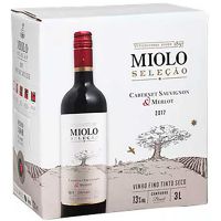 Vinho Nacional Cabernet Sauvignon Merlot Seleção Miolo Caixa com 4 Garrafas de 750ml| Caixa com 3 Unidades - Cod. 7896756803117C3