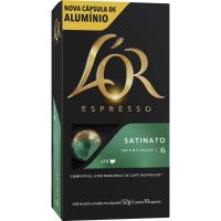 Café em Cápsula Espresso Satinato 6 L'ór 52g | Com 10 Unidades - Cod. 7896089088342C10
