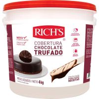 Cobertura Chocolate Truffado Rich's 4kg - Cod. 7898904718182