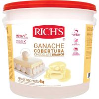 Ganache Chocolate Branco Rich's 4kg - Cod. 7898904717901