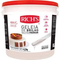 Geléia Brilho Premium Neutra Rich's 4,5kg - Cod. 7898904718175