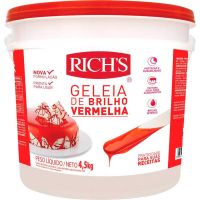 Geléia Brilho Vermelha Rich's 4,5kg - Cod. 7898904717130