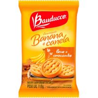 Biscoito Amanteigado sabor Banana e Canela Bauducco 13,9g - Cod. 7891962053110