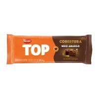 Cobertura de Chocolate em Barra Harald Top Meio Amargo 2,1kg - Cod. 7897077834125