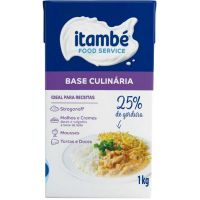 Base Culinária Itambé 25% de Gordura 1kg - Cod. 7896051165316