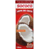Leite de Coco Sococo Tetra Pak 1L - Cod. 37896004401417