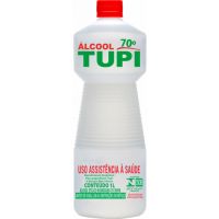 Álcool Tupi 70° 1L | Caixa com 6 Unidades - Cod. 7898910095352C6