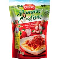 Molho de Tomate Mamma D'Oro Tradicional Bag 2kg - Cod. 7896025803145