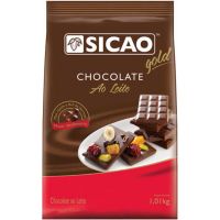 Gotas de Chocolate Sicao Gold ao Leite 1,01kg - Cod. 20842072263
