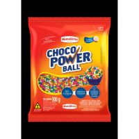 Confeito de Chocolate Choco Power Ball Micro Colorido 300g - Cod. 7896072641684