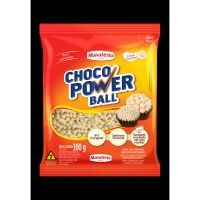 Confeito de Chocolate Choco Power Ball Mini Branco 300g - Cod. 7896072641547
